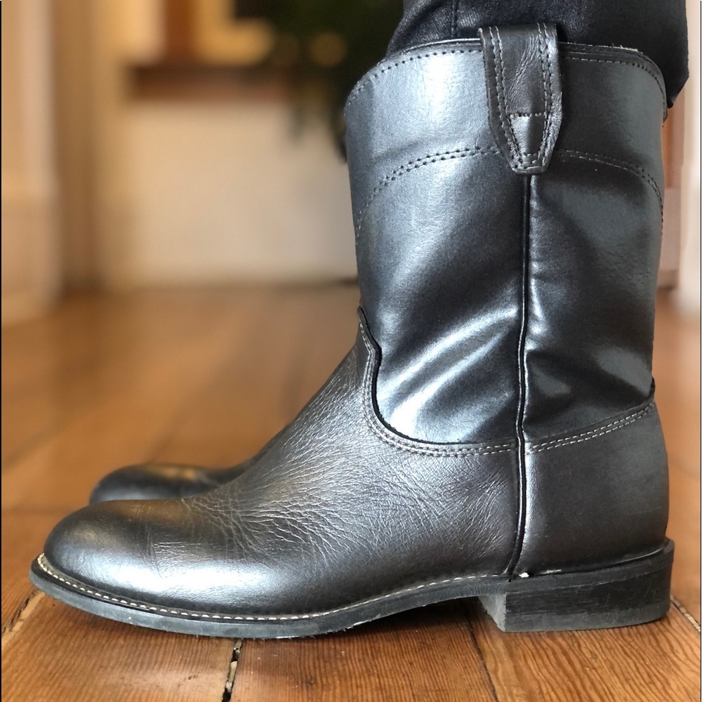 ⭐️ TEXAS BRAND GUN METAL GREY ROPERS ⭐️